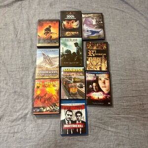 Collection of 10 Movie DVDs